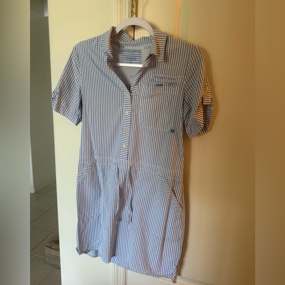 Vineyard Vines seersucker performance dress